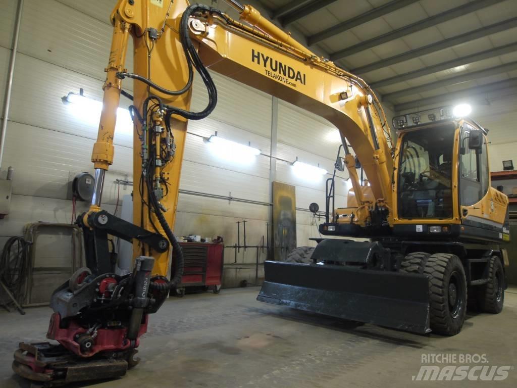 Hyundai R 160 W-9A Bagri na kolesih