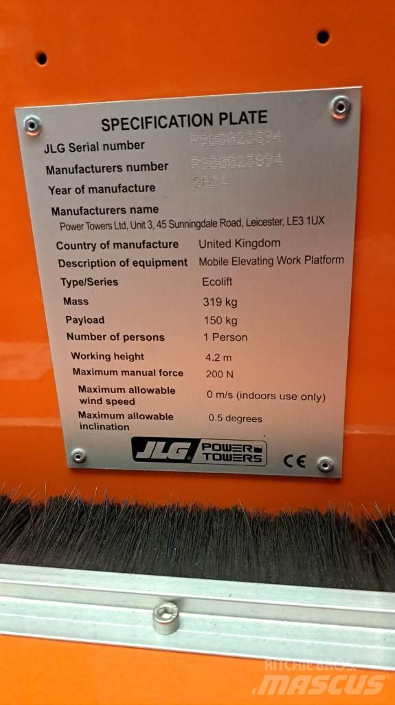 JLG Ecolift (NEW 2024) Druga dvigala in dvižne ploščadi