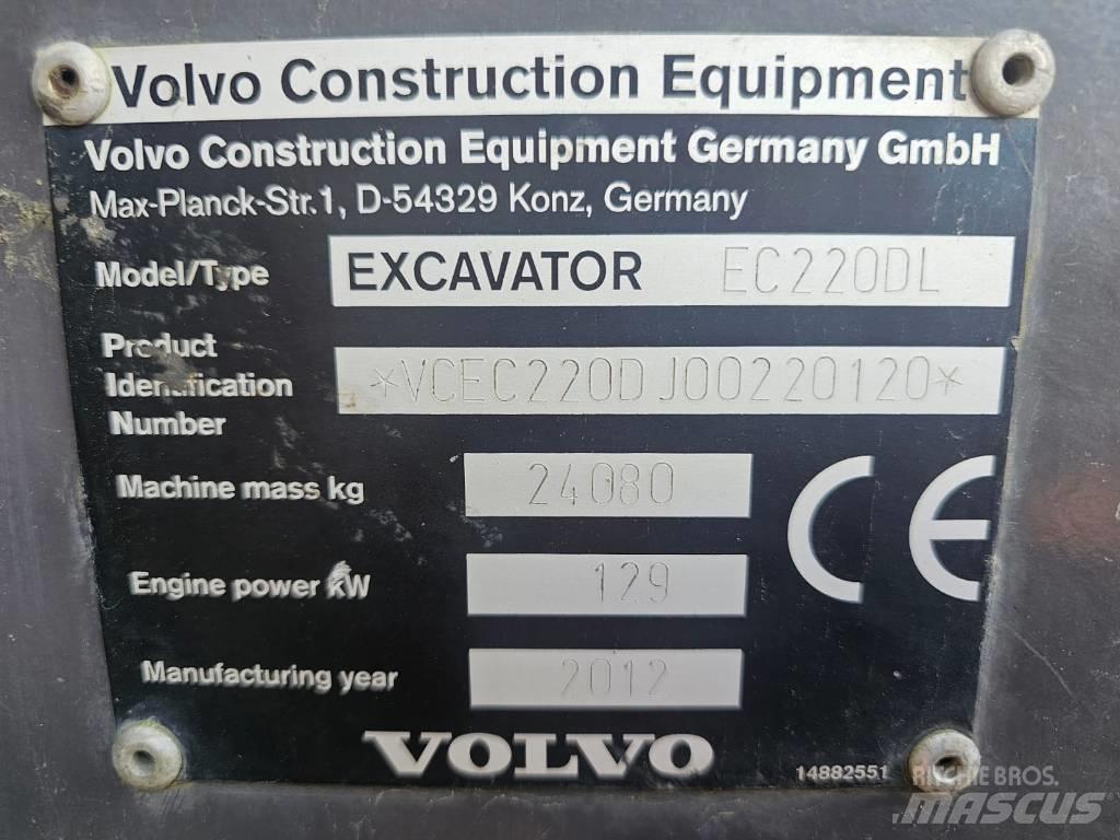 Volvo EC 220 DL Bagri goseničarji