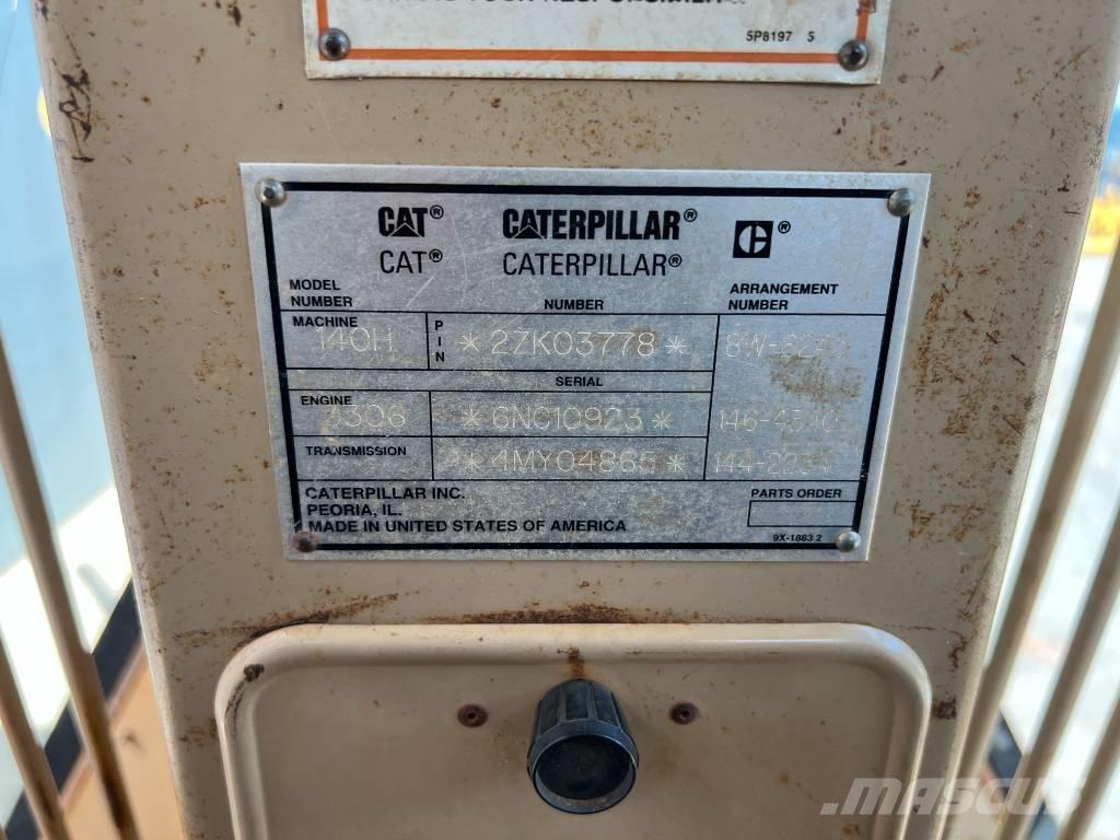 CAT 140H Grederji