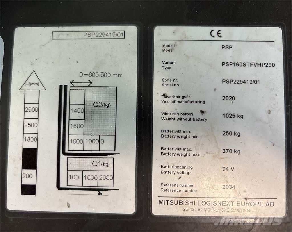 Atlet PSP160 Samopogonski ročni viličarji