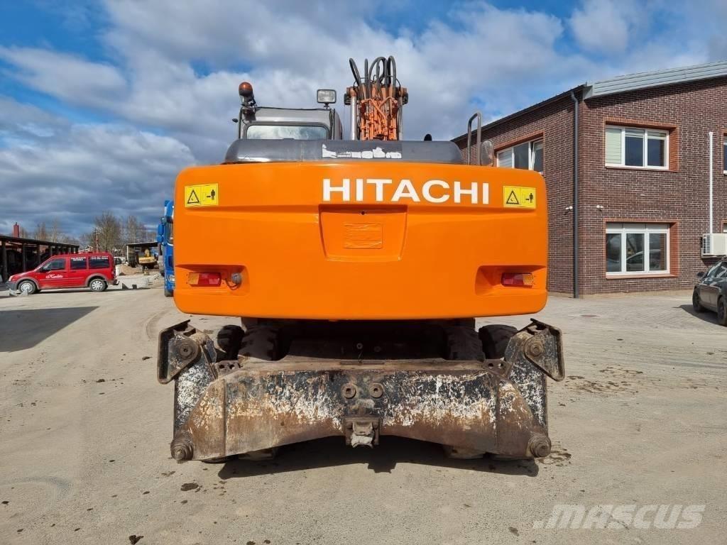 Hitachi ZX 160 W Bagri na kolesih