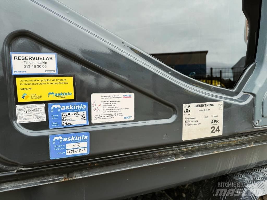 Doosan DX170W-5 Bagri na kolesih