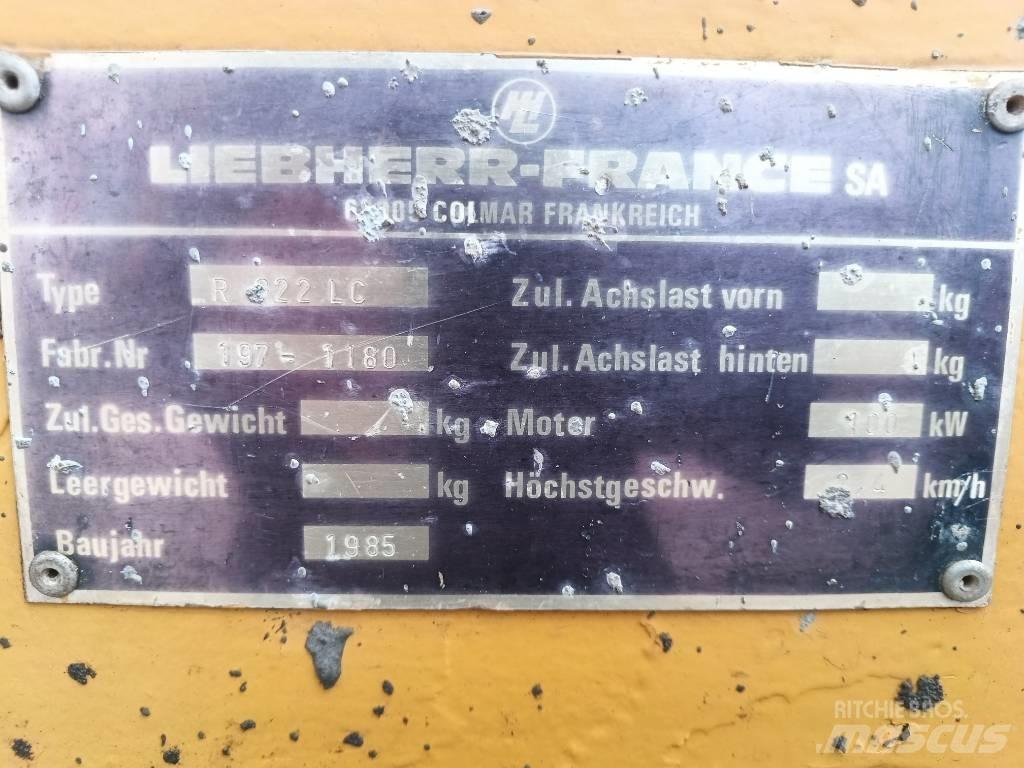 Liebherr R 922 L Bagri goseničarji