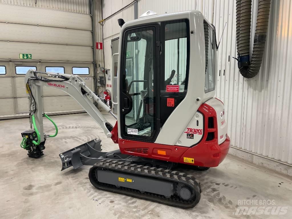 Takeuchi TB 320 Mini bagri <7t