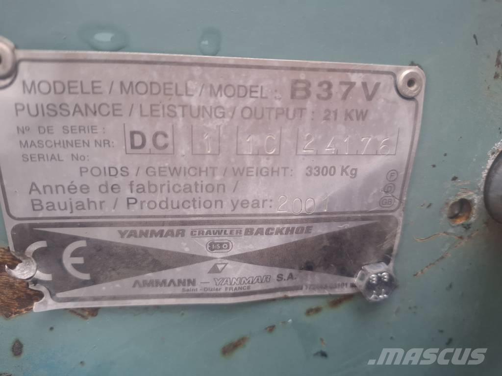 Yanmar B 37 V Mini bagri <7t
