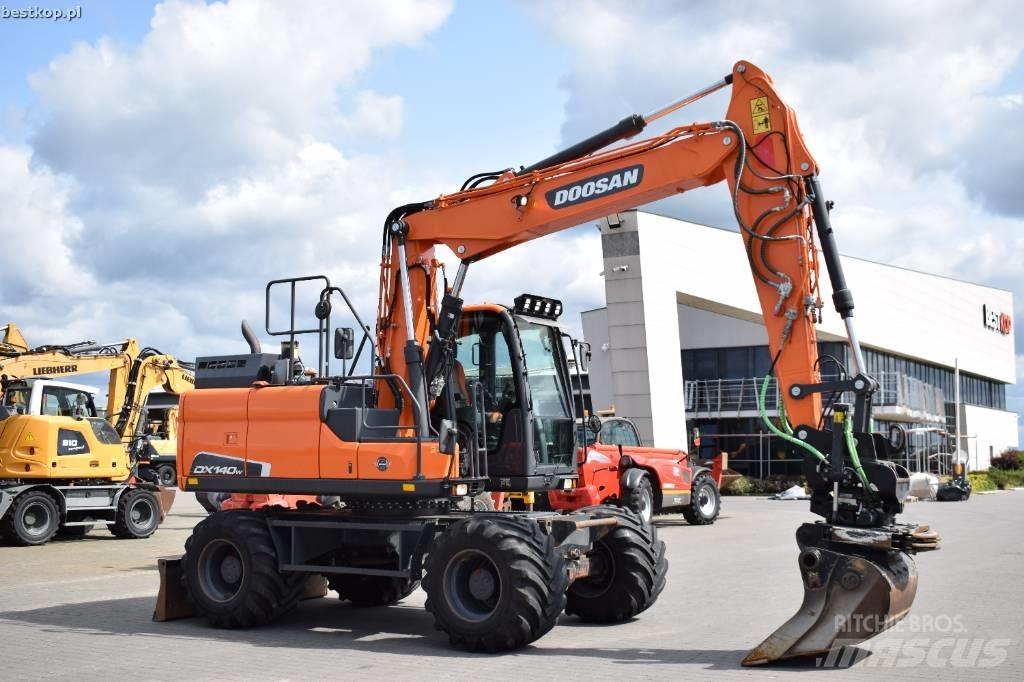 Doosan DX 140 W-5 Bagri na kolesih