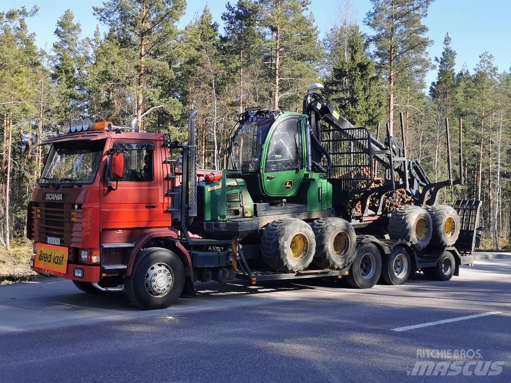Scania 142/143 Tovornjaki za prevoz gozdnih strojev