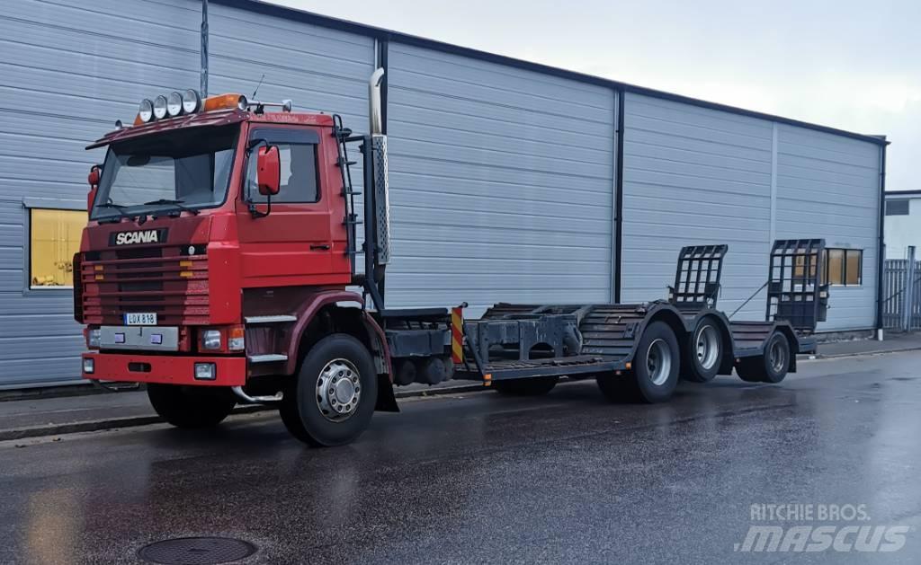 Scania 142/143 Tovornjaki za prevoz gozdnih strojev
