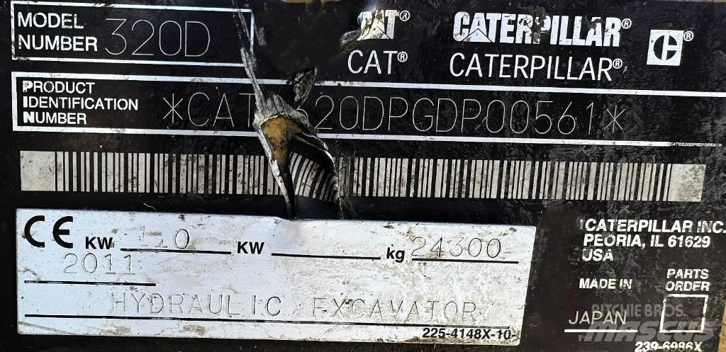 CAT 320 D L Bagri goseničarji