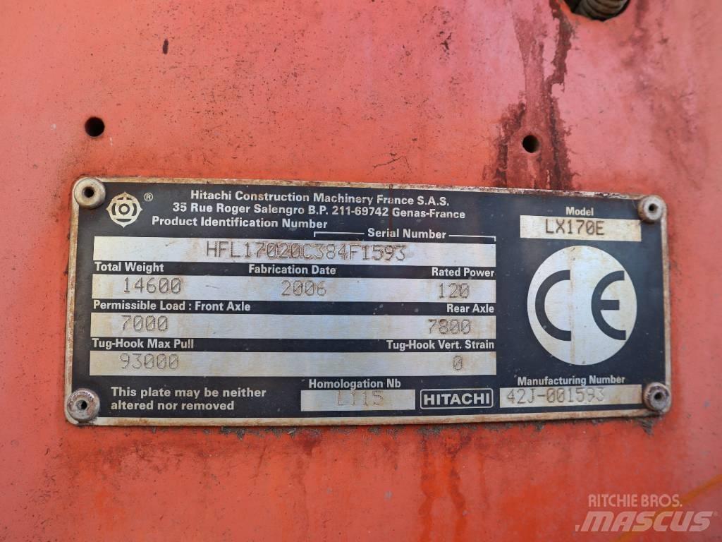 Hitachi LX 170 E Kolesni nakladalci