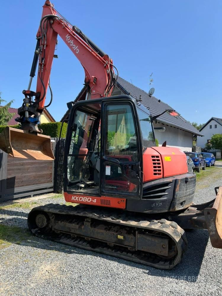 Kubota KX 080-4 Midi bagri 7t – 12t