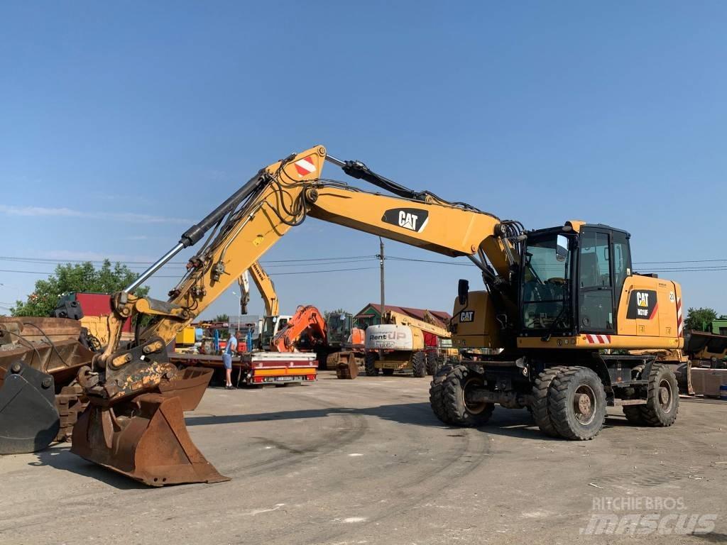 CAT M 318 F Bagri na kolesih