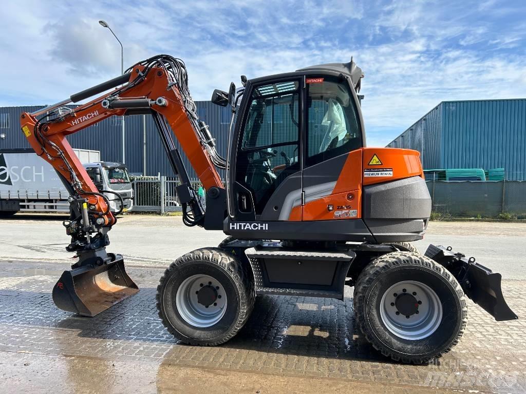 Hitachi ZX95W Bagri na kolesih