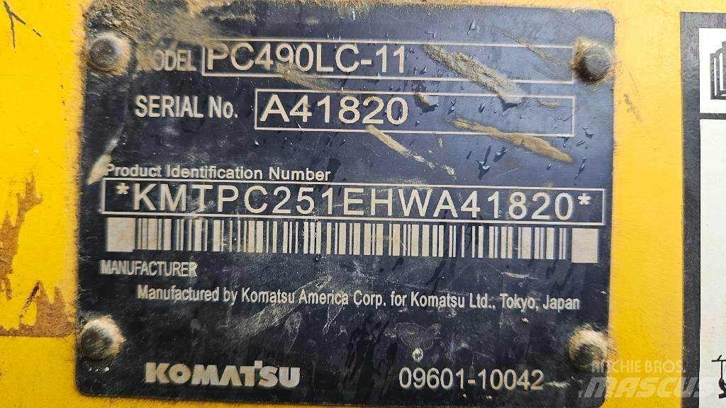 Komatsu PC 490 LC-11 Bagri goseničarji