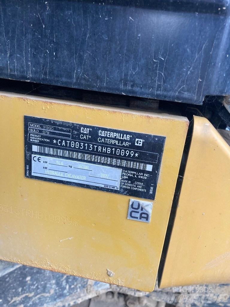 CAT 313 GC - nextgen Bagri goseničarji