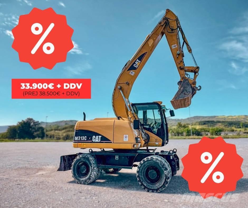 CAT M 313 C Bagri na kolesih