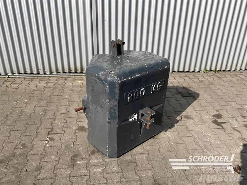  800 KG STAHLBETON Druga oprema za traktorje