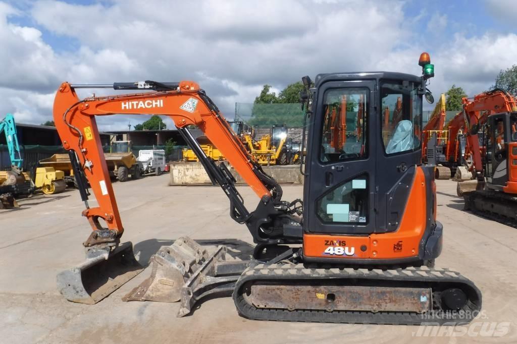 Hitachi ZX 48 U-6 Mini bagri <7t