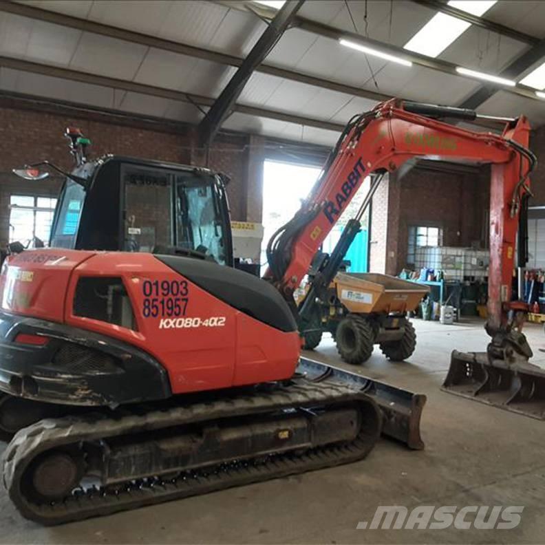 Kubota KX080-4a2 Midi bagri 7t – 12t
