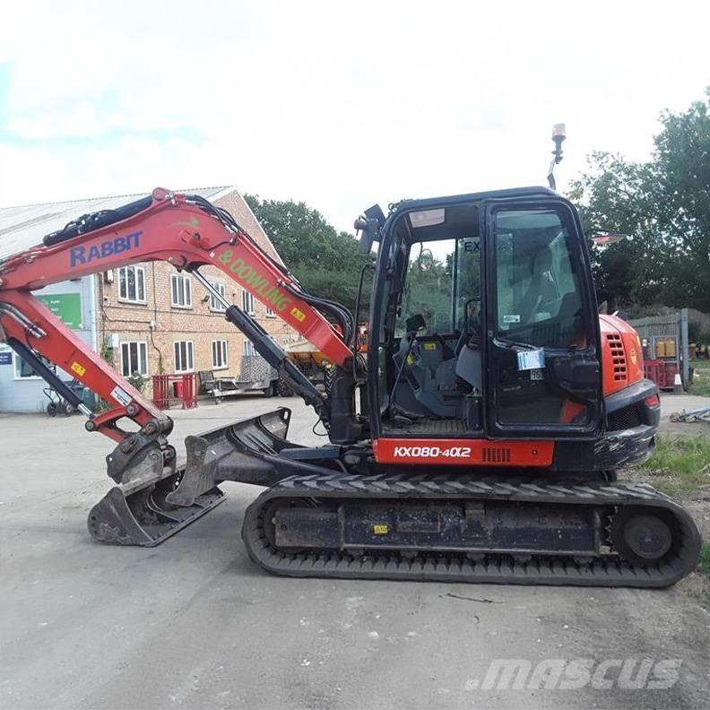 Kubota KX080-4a2 Midi bagri 7t – 12t