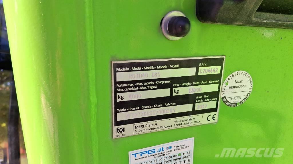 Merlo Roto 40.18 Teleskopski viličarji