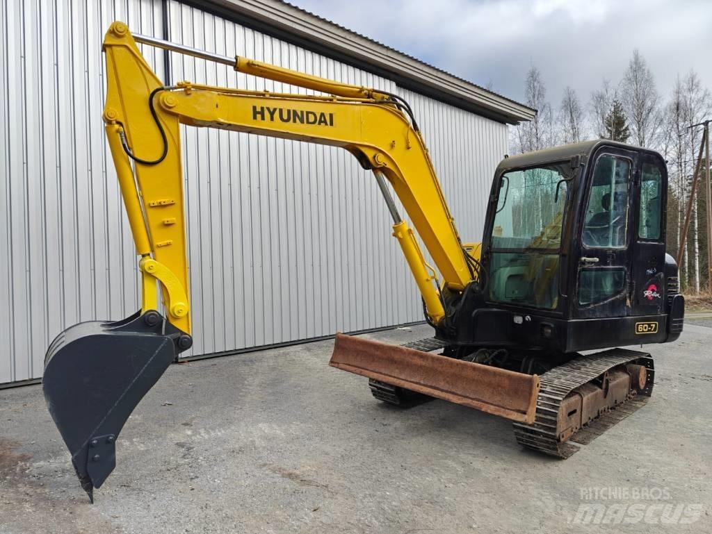 Hyundai R 60-7 Mini bagri <7t