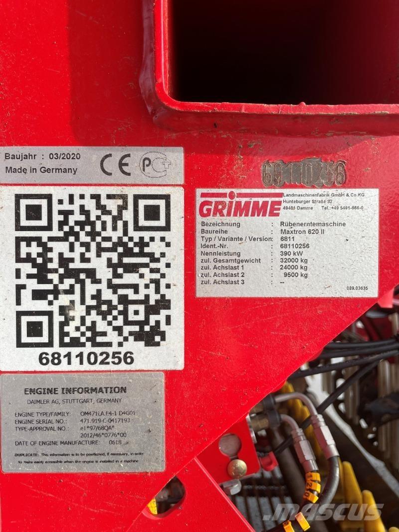 Grimme MAXTRON 620 Kmetijstvo - drugo