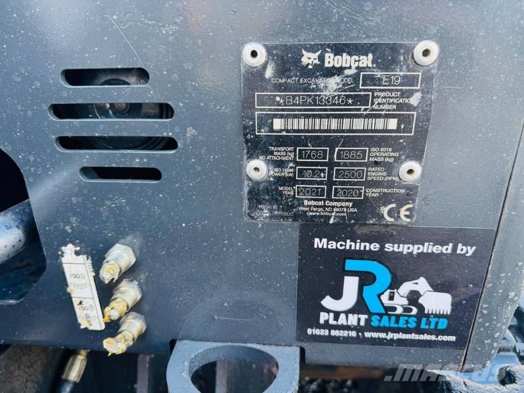 Bobcat E 19 Mini bagri <7t