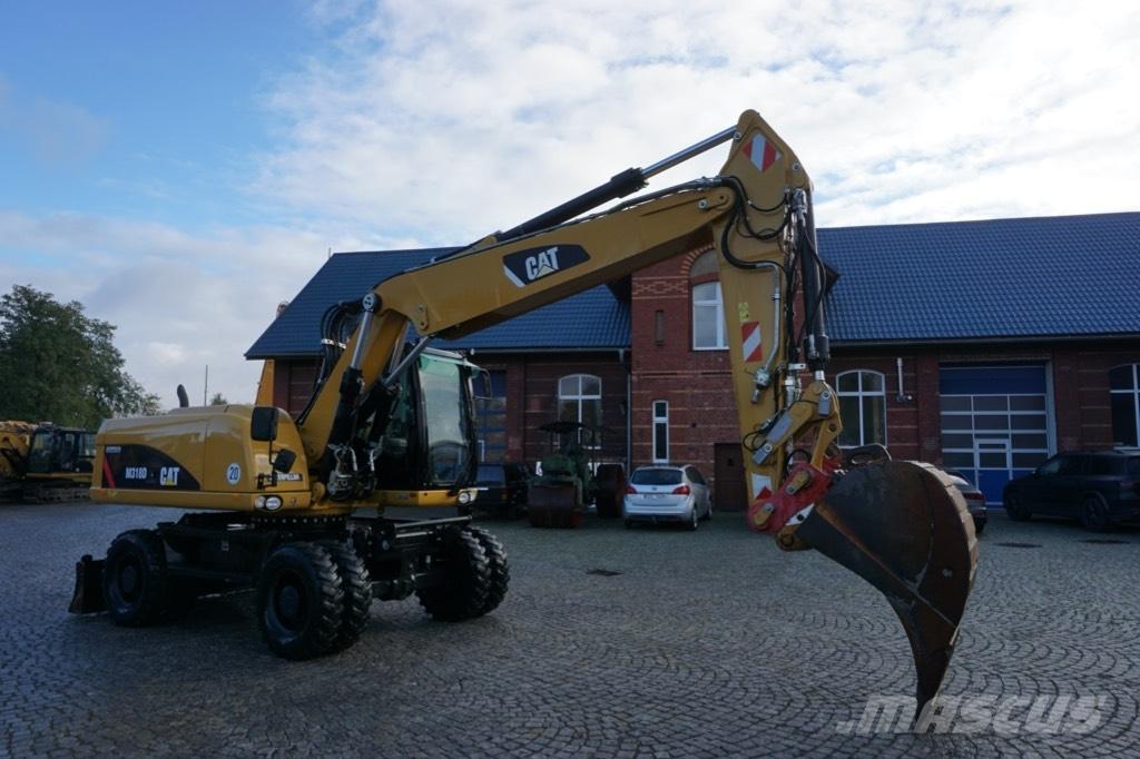 CAT M 318 D Bagri na kolesih