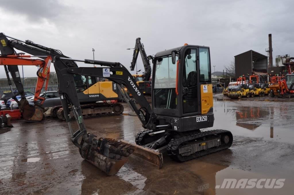Volvo ECR 25 D Mini bagri <7t