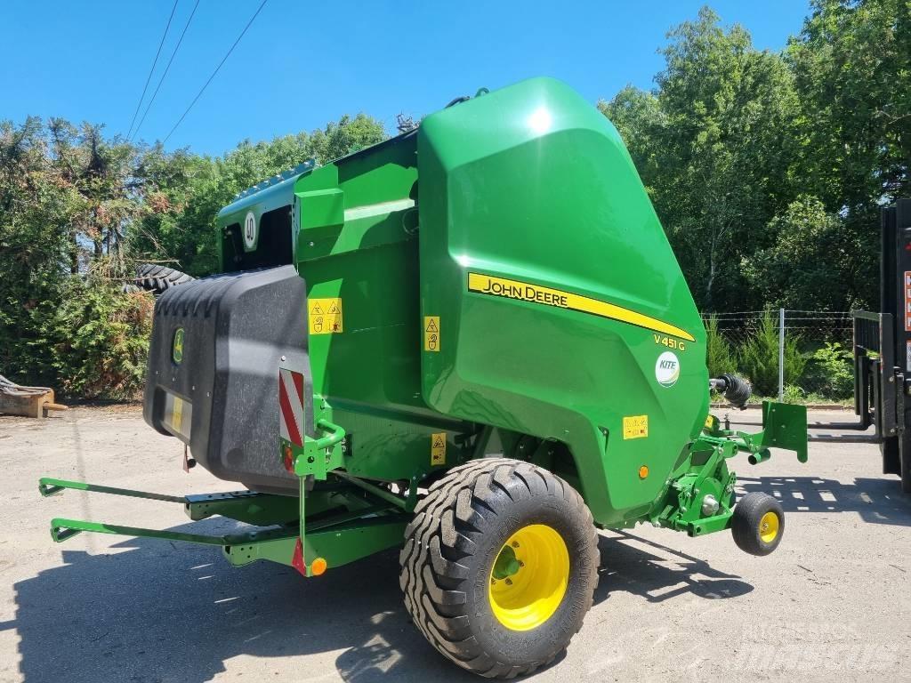 John Deere V451G Balirke (okrogle bale)