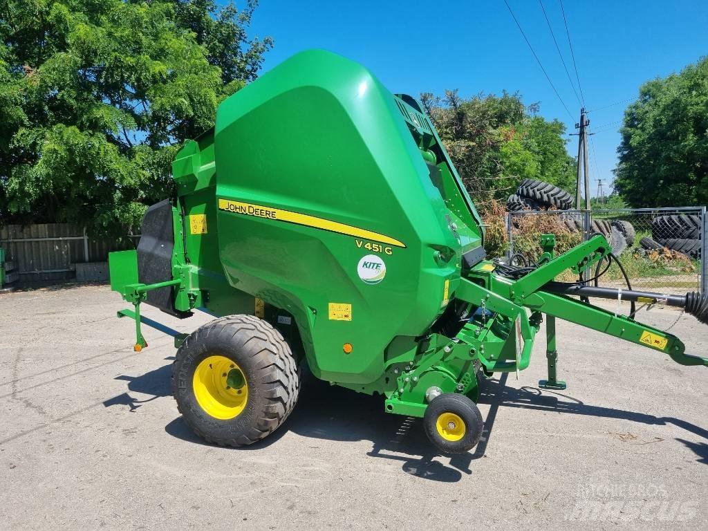 John Deere V451G Balirke (okrogle bale)