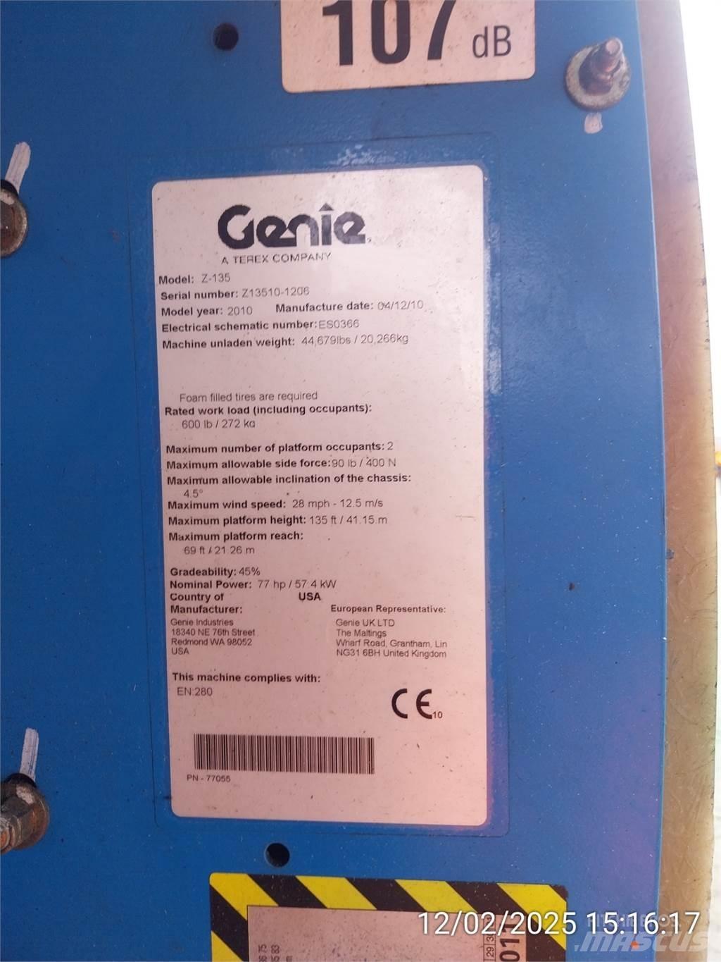 Genie Z135/70 Zglobne dvižne ploščadi