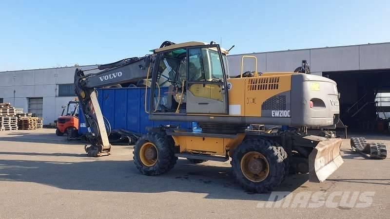 Volvo EW 210 C Bagri na kolesih