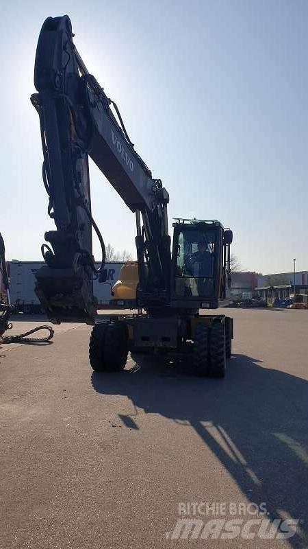 Volvo EW 210 C Bagri na kolesih