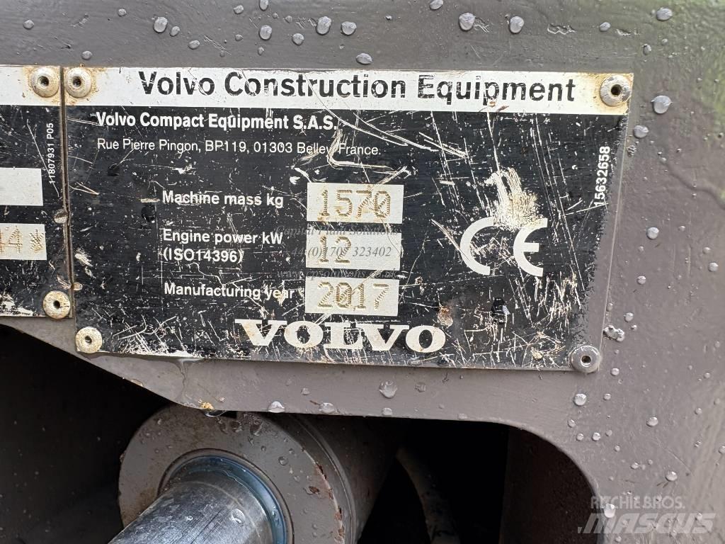 Volvo EC 15 D Mini bagri <7t