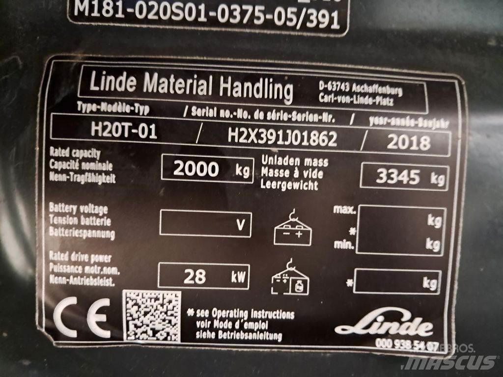 Linde H20T-01 Plinski viličarji