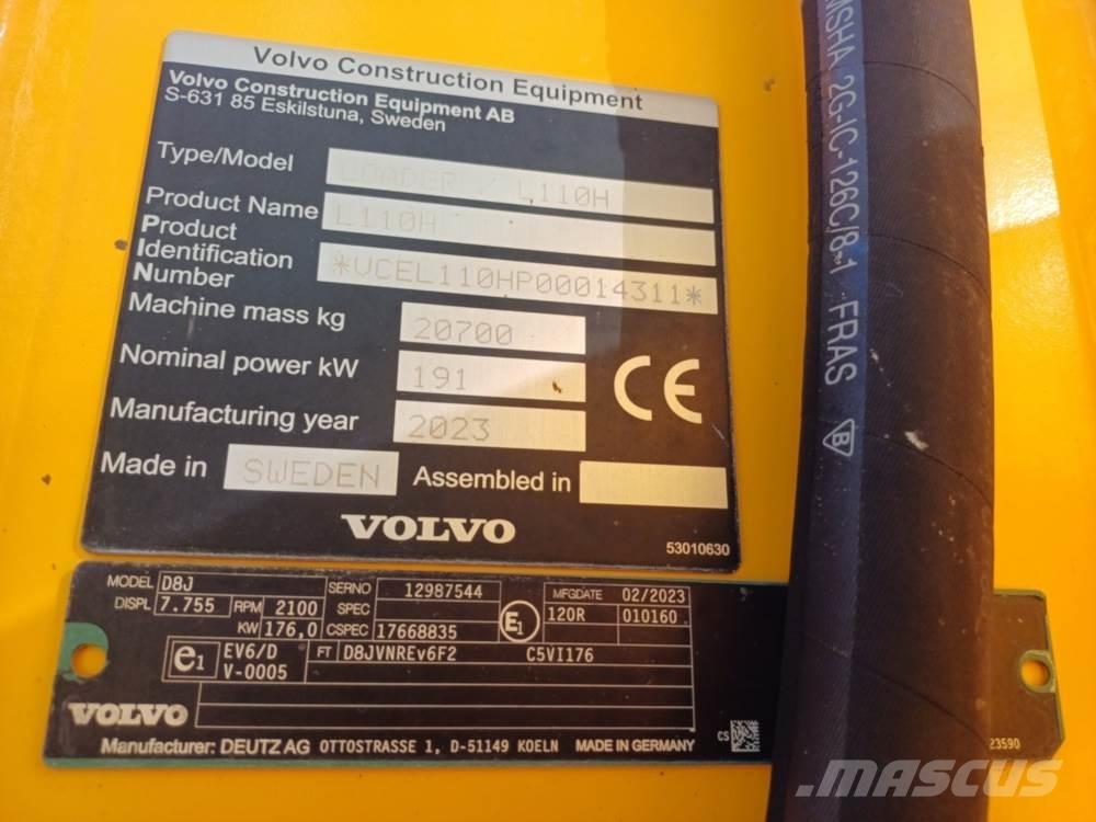 Volvo L110H Kolesni nakladalci