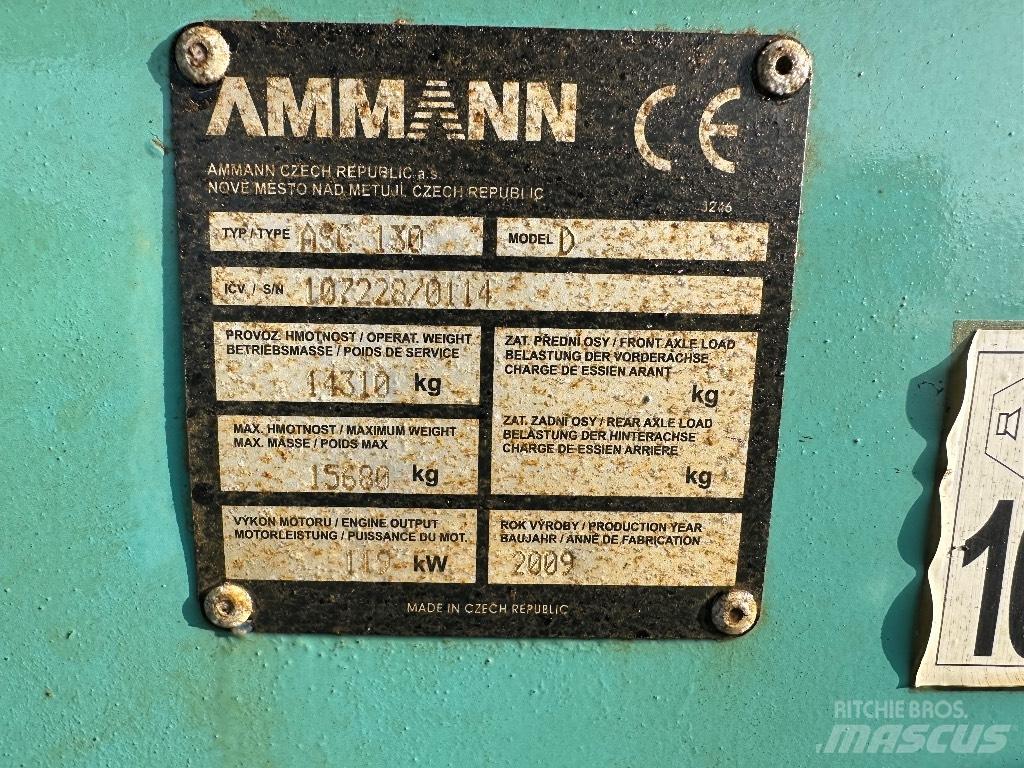 Ammann ASC 130 Enojni valjarji