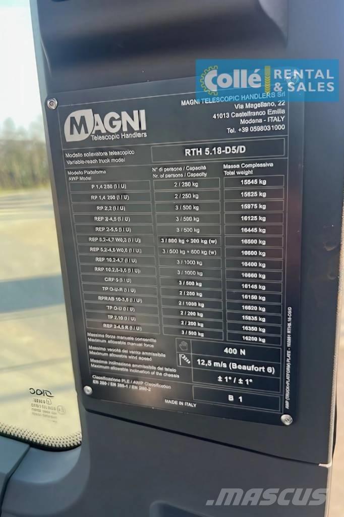 Magni RTH 5.18 | 2024 Teleskopski viličarji