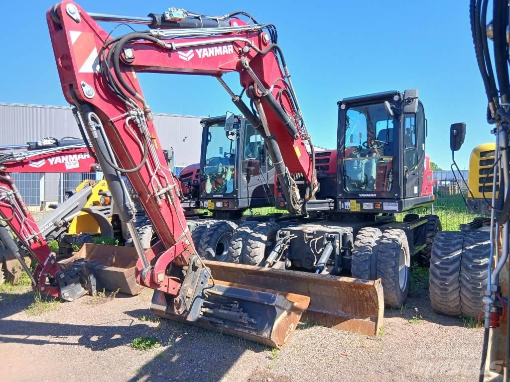 Yanmar B 110 w Bagri na kolesih