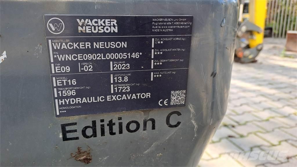Wacker Neuson ET16 Bagri goseničarji