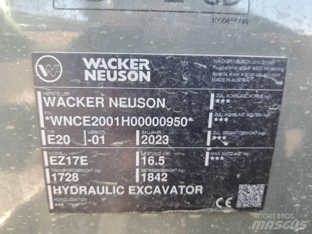 Wacker Neuson EZ17e Bagri goseničarji