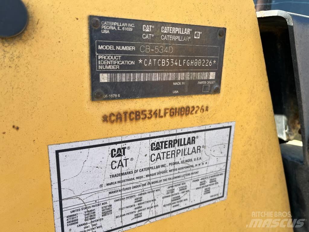 CAT CB 534 D Dvojni valjarji