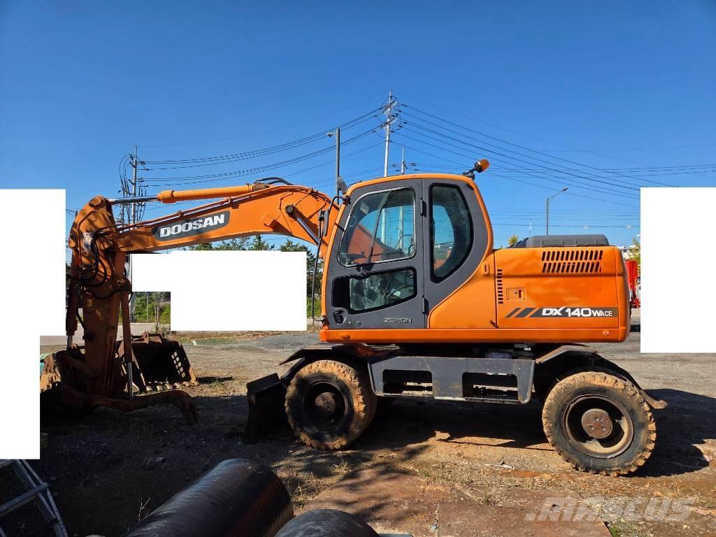 Doosan DX140WACE Bagri na kolesih