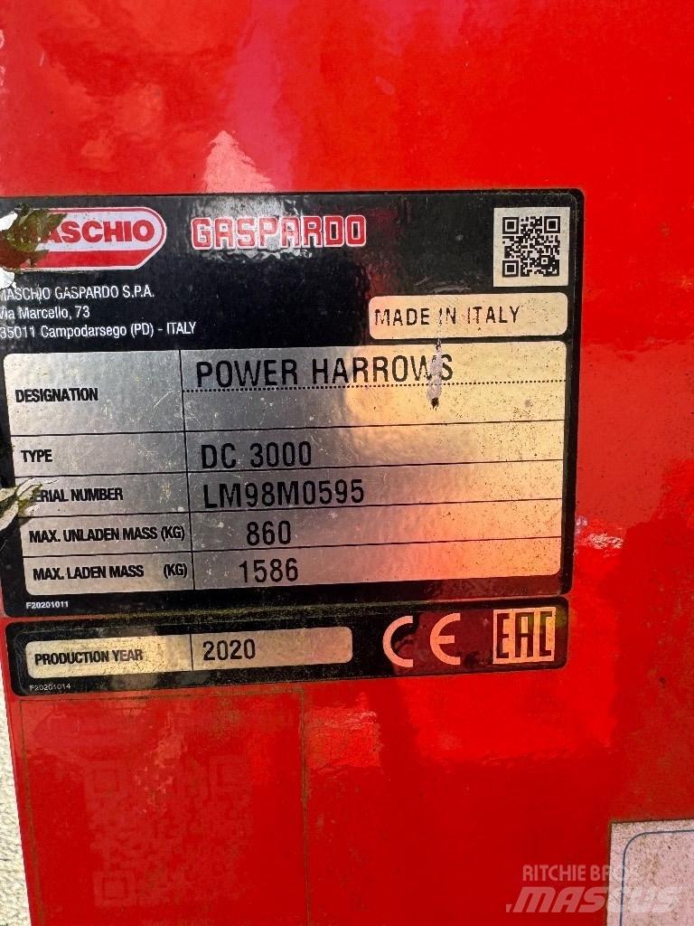 Maschio DC 3000 Rotacijske brane in multikultivatorji
