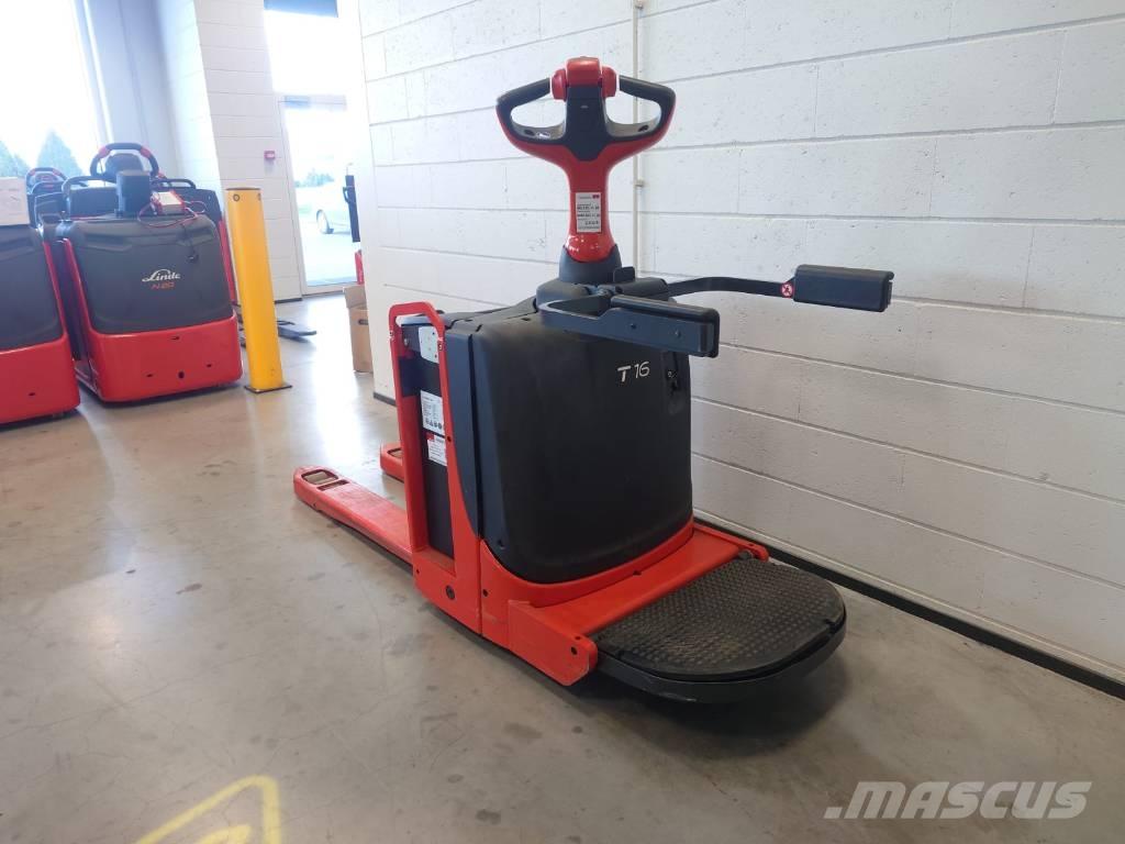 Linde T16P/1151-02 Električni nizko dvižni viličar s stojiščem