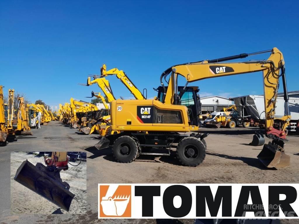 CAT M 314 F Bagri na kolesih