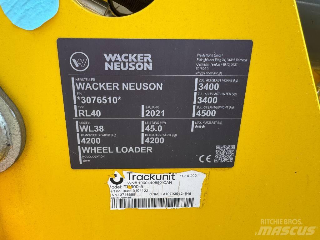 Wacker Neuson WL38 Kolesni nakladalci